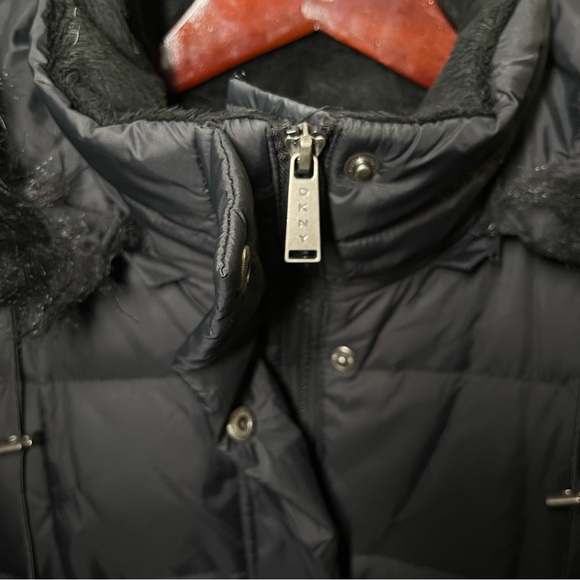 DKNY Down-filled Coat, Black, XS - Picture 8 of 13